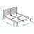 Ikea tavar wooden bed frame-queen 4 thumbnail
