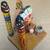 SMALL CARVED INDIAN DISPLAY. +TEEPEE + TOTEM POLES 5 thumbnail
