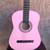 Cute Pink Acoustic Guitar 3 thumbnail