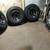 8 lug old school steel Chevy wagon wheels/tires 3 thumbnail