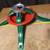 VINTAGE CHRISTMAS TREE STAND WITH BOTTOM HOLE & FOUR LEGS 9 thumbnail