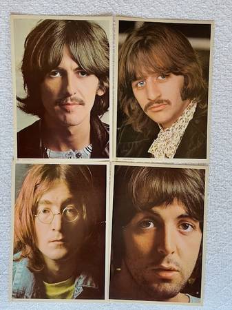 BEATLES 1968 White Album Photo Inserts 1