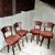 4 vintage style upholstering traditional swivel wood fabric bar stools 1 thumbnail