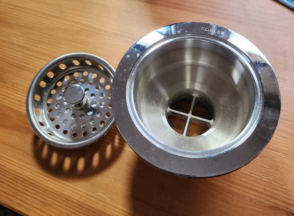 Kohler Standard Sink Drain, Chrome Finish 1