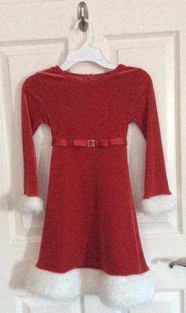Girls Velvet Dress 1