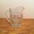 Anchor Hocking Prescut/Star of David Small Pitcher with Ribbed Handle 1 thumbnail