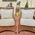 VINTAGE FONG BROTHERS - OUTDOOR LEATHER/RATTAN PATIO CHAIRS W/CASTERS 1 thumbnail