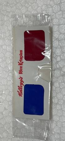 Vintage: Kellogs Rice Krispies 3D Glasses 1