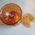 Vintage Caramel Marigold Carnival Glass Candy Dish 4 thumbnail