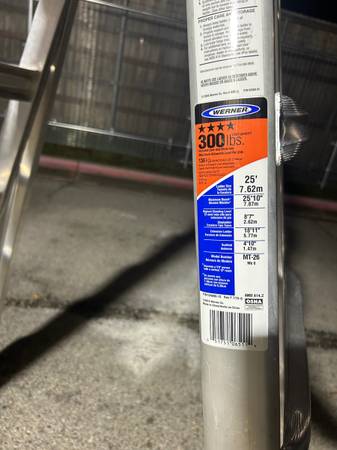 Werner aluminum multi position ladder 1