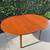 Danish Mid Century Modern Teak Round Dining Table 4 thumbnail