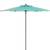 Patio Umbrella, 7.5 Ft Steel Pole Haze Teal Blue, Pushup, NEW 1 thumbnail