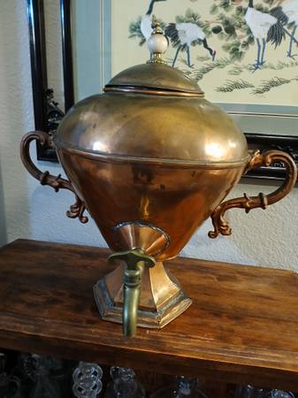 Antique copper Samovar 1