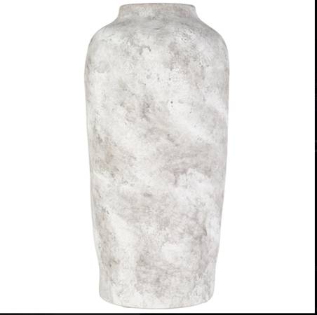 Elements Rustic Ceramic Hand-Finished Stoneware Vase New In Box 1