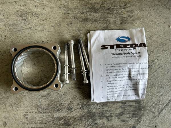 2013-2018 Ford Focus ST Steeda Throttle Body Spacer 1