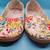 Size 7 AMERICAN EAGLE White Floral Flat Slip-on Shoes 3 thumbnail
