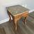 Vintage Chippendale Accent Table, Travertine Top, Excellent Condition 2 thumbnail