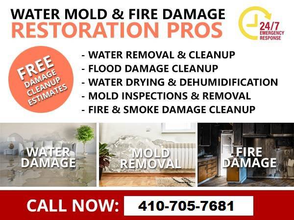 💦Baltimore Water Damage Cleanup-Removal & Restoration |💥FREE ESTIMATE💥| 1