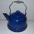 Blue & White Speckled Enamel Tea Kettle 1 thumbnail