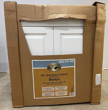 Hampton Bay 30 inch Sink Base Cabinet NEW 1