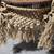 Vintage Macrame Table Plant Hanger Retro Boho Decor w/ Wood Table 5 thumbnail