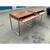 Mid Century Modern Pair of Walnut /Chrome Tables 5 thumbnail