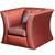 LARGE SILK UPHOLSTERED ARM CHAIR 8 thumbnail