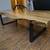 Coffee table, custom built live edge white oak 7 thumbnail