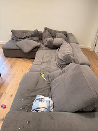 5 Piece Sectional Couch - Deep and Soft 1