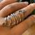 Long Sterling Silver Ring (Size 8) with Beautiful Style 3 thumbnail