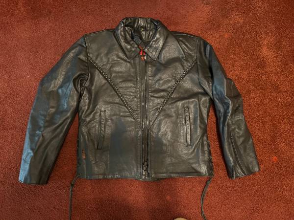 Ladies Leather Jacket / Motorcycle Jacket and Leather Vest 1