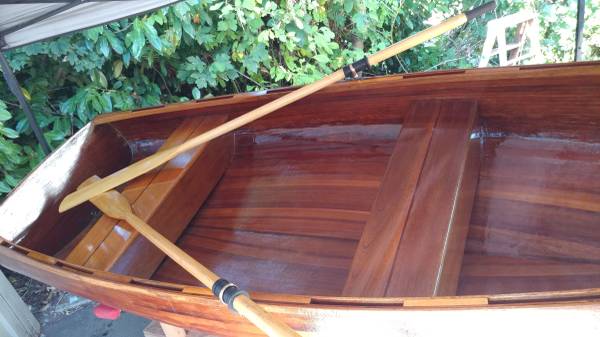 Cedar strip 13' Row Boat 1
