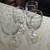 Elegant Vtg. Orrefors Illusion Clear Crystal Glasses, Red, Claret, Whi 3 thumbnail