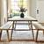 6FT X 3FT Solid Wood Rustic Farmhouse Dining Table 5 thumbnail