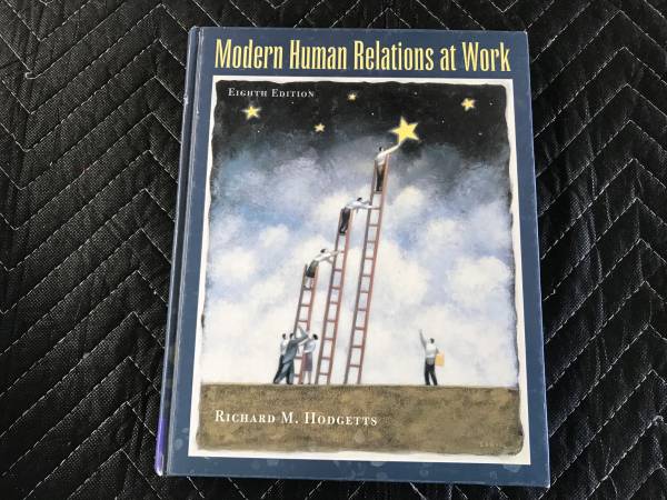 Modern Human Relations at Work 8th Edition Book hardcover book 1