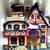 Elf Toymaking Collectibles Porcelain Lighted House Christmas Decor Gif 1 thumbnail