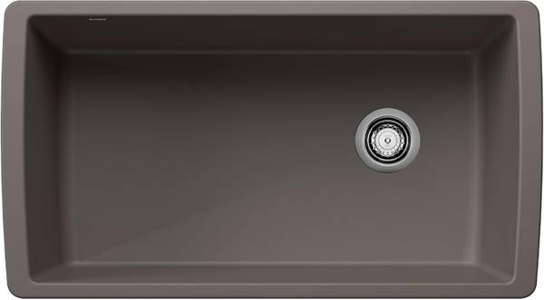 Brand new. BLANCO 443108 Diamond Silgranit Super Single Undermount Kit 1