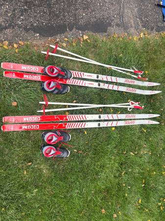 Nordic ski package, cross country skis boots bindings 1
