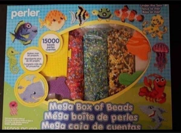 Sea Life Mega Perler Bead Kit and Boards 1