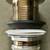 NEW in BOX GRID SINK DRAIN IN GOLD MATTE BRASS FINISH NO OVERFLOW 4 thumbnail