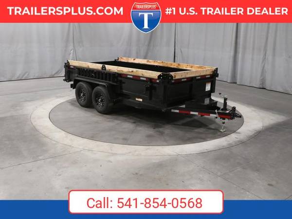 2025 CarryOn 7 X 14 Dump 14K Trailer Black 1