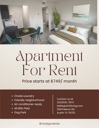 Newly renovated apartments starting at $749.00 1