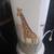 Vintage Camel, Moose, Geraffe & Tree Cylindrical Table Lamp 8x13.5" 8 thumbnail