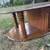 Vintage walnut oval coffee table 4 thumbnail