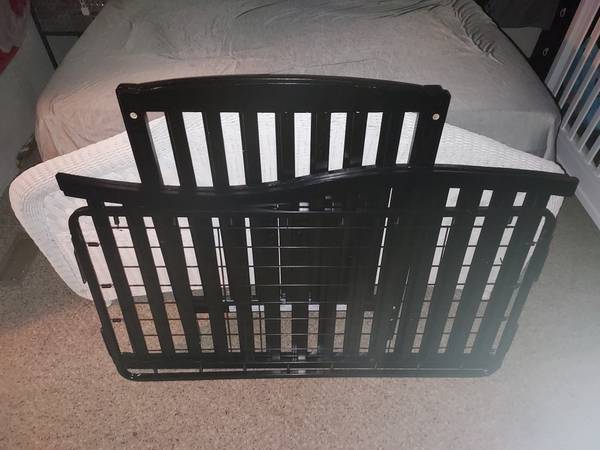 Dark Brown Crib 1