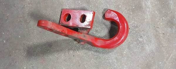 Rear Jeep Tow Hook (red) 1