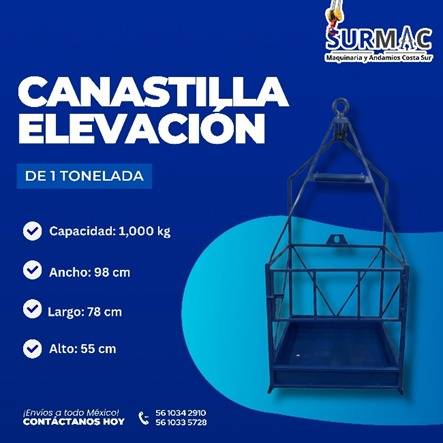 Canastilla De Elevación De Materiales De 1 T 1