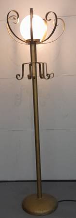 Old lamp coat hanger 1
