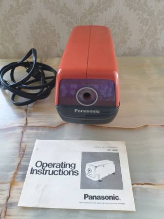 Panasonic vintage electric pencil sharpener 1