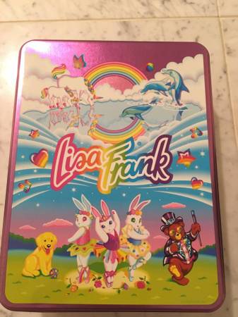 Vintage Lisa Frank Collectible Tin 1